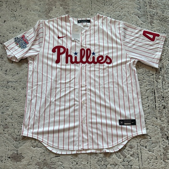 Nike Philadelphia Phillies Charlie Manuel #41 World Series 2008 Jersey Men’s M - Picture 1 of 8